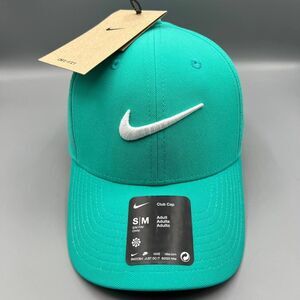 Nike Dri-Fit Hat Men Small-Medium Blue Black Strap Back Cap‎ New